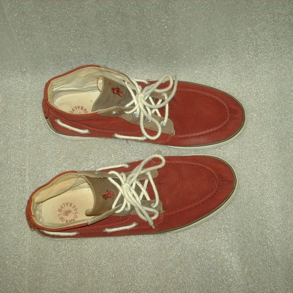 Nice pair of Ralph Lauren Polo high top shoes - Picture 6 of 7